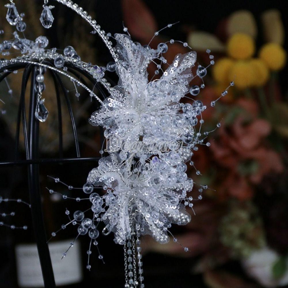 Fairy Crystal Hair Hoop Tiara Jeweled Rhinestone Headband Wedding Styling Accessories