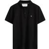 Jeans Business Casual Embroidered Logo Short Sleeve Polo Shirt Men Polo Shirts Space-Black J324246BEH
