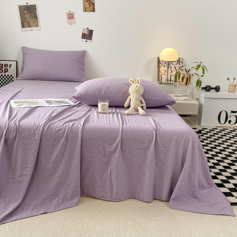 Однотонная простыня Мягкая плоская простыня Домашнее постельное белье sabanas para cama Взрослые Детская комната Простыни (Нет наволочки)