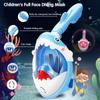 Kids Cartoon Full Face Snorkeling Mask Underwater Scuba Anti Fog Anti-leak Diving Mirror