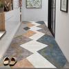 Скандинавская геометрия Длинные ковры для коридора для прихожей Моющийся ковер-дорожка Гостиная Длинная дорожка Напольные коврики Домашнее украшение