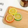 10 PCS Highly Simulation Fake Lemon Slice Artificial Fruit Wedge Fake Lime Block Artificial Fruit Lifelike Model for Home Party Decoration