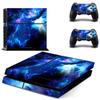 VAORLO Galaxy Star Vinyl Skin Sticker Protector For PS4 Console+1PCS Controller Skin Cover
