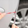 2M Chrome Car Door Body Guard Scratch Protector Strips Molding Trim Accessories