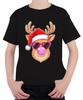 Christmas Reindeer Santa Hat Heart Sunglasses Bubblegum Funny Unisex Kids