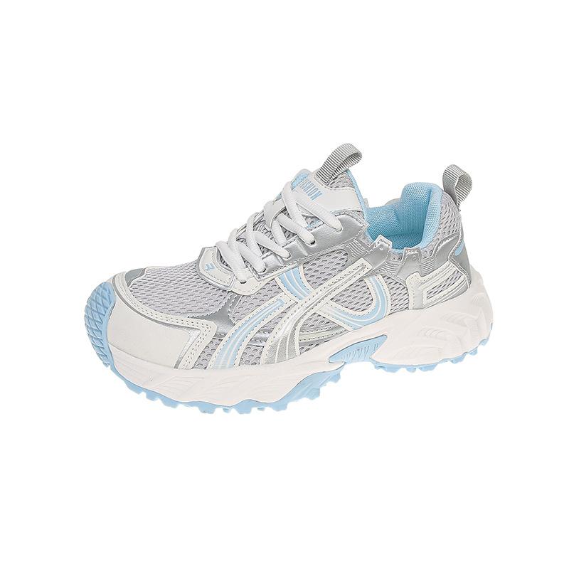 Папины кроссовки женские дышащие летне-осенние новые студенческие на толстой подошве увеличивающие рост женские повседневные спортивные туфли женские туфли для путешествий