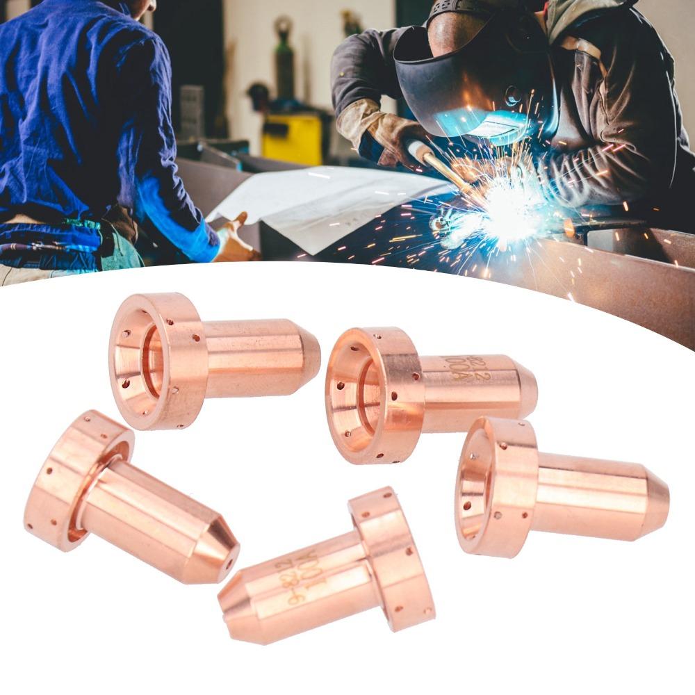5pcs Copper Plasma Cutting Torch 9-8212 Plasma Cutter Kit Plasma Gouging Nozzle Metal Fabrication