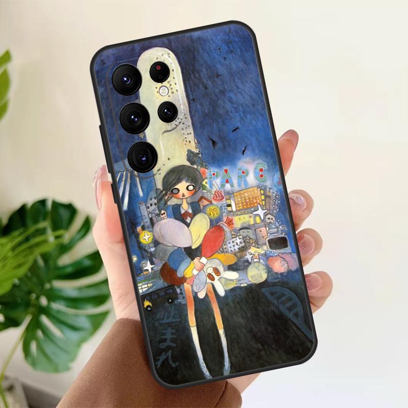 Мультяшная Эстетика Ая Такано Мягкий Чехол Для Samsung Galaxy S25 S24 S23 S22 S21 Ultra S9 S10 Plus S23 FE S24 FE Чехол Для Телефона