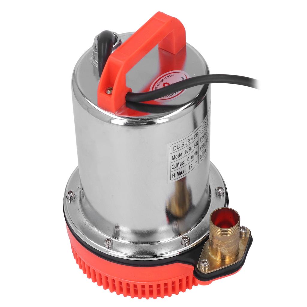 Погружной насос 3800 об/мин медный двигатель большой расход 12 м напор 180 Вт DC 12 В