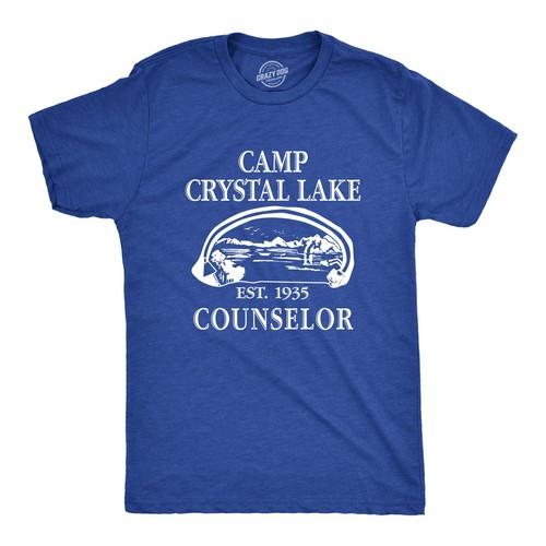 Mens T Shirt Camp Crystal Lake 1980 Vintage Camping Movie Tee Short Sleeve Shirt Unisex Men Women Summer