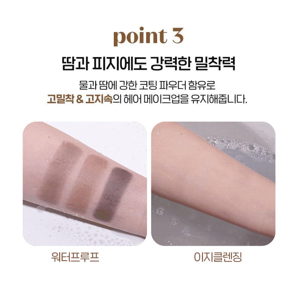 Etude House Pang Pang Тень для волос 3,5 г Темно-коричневый – 1+1 Порошок-заполнитель линии роста волос