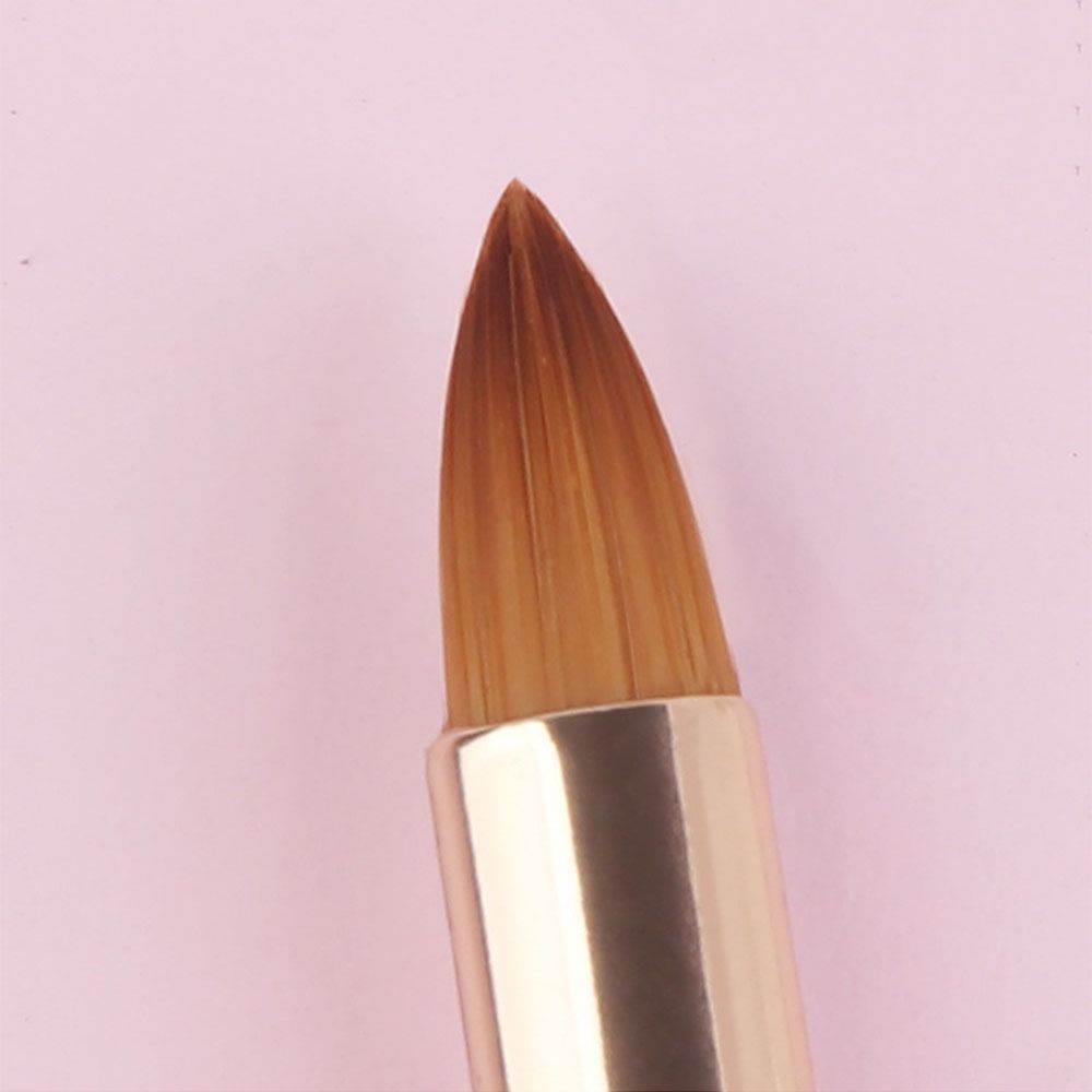 Алюминиевая выдвижная кисть для губ/бровей Золотистая&Черная&Красная&Розовая Двусторонняя кисть для помады Женщины