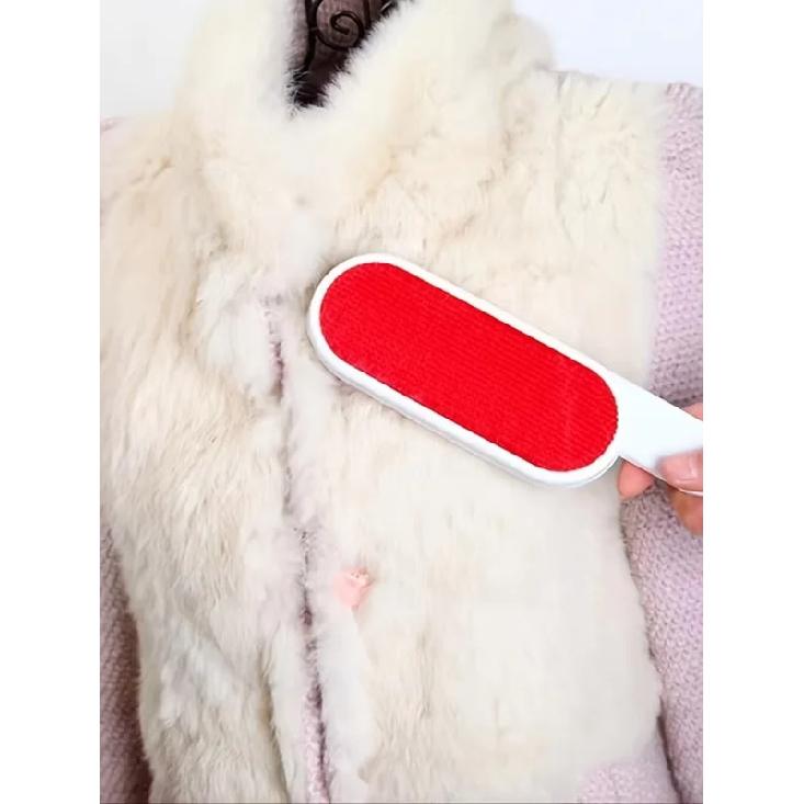 Double Sided Electrostatic Lint Brush, Clothes Dry Cleaning Tool, Wool Coat Hair & Dust Remover