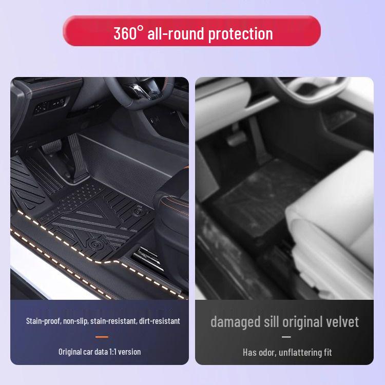 BYD Dolphin Waterproof Non-Slip TPE Door Sill Car Foot Pad