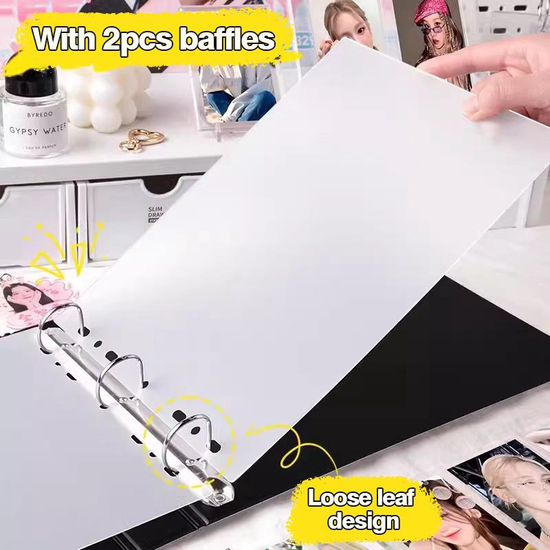 5/6/7/8/13/15 Grids Photocard Holder 1set Kpop Photo Albums Idol Card Collect Book Binding Machine Binder Photocard