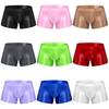 Men Shiny Low Rise Underwear Bikini Briefs Swimwear Boxer Shorts Beachwear