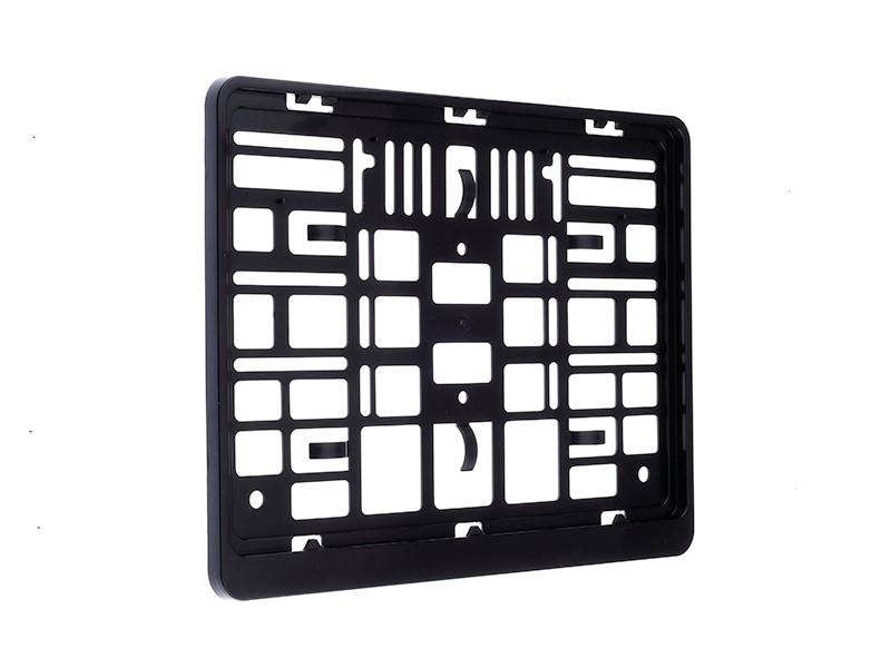 License Plate Frame 305 X 214 Mm, Double Row, Black