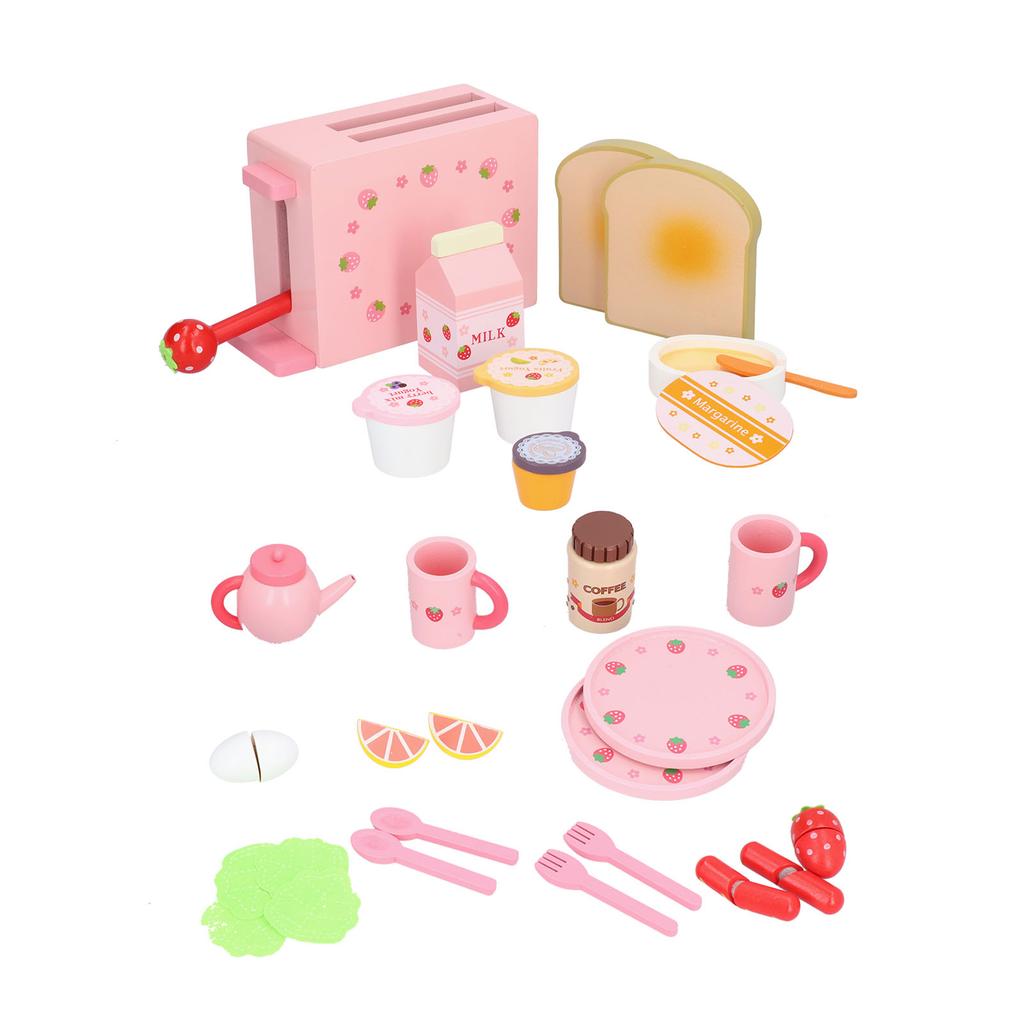 Имитация чайника для завтрака, тостера для хлеба, детская развивающая ролевая игра, кухонная игрушка