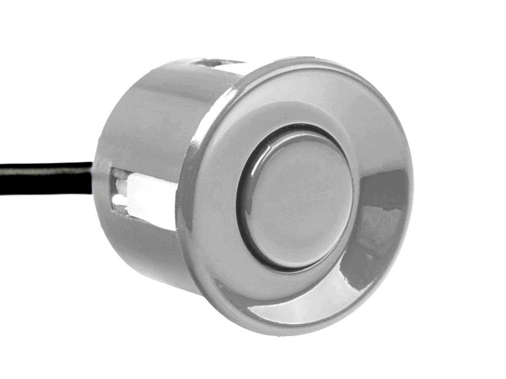 4 датчика парковки, зуммер, блок управления 12В - комплект Серый Внедорожный