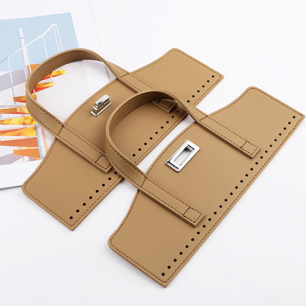 2 Pcs Detachable PU Leather Bag Handle Bag Cover Bag Accessories Bag Flap High Quality Replacement Accessories for DIY Handbag