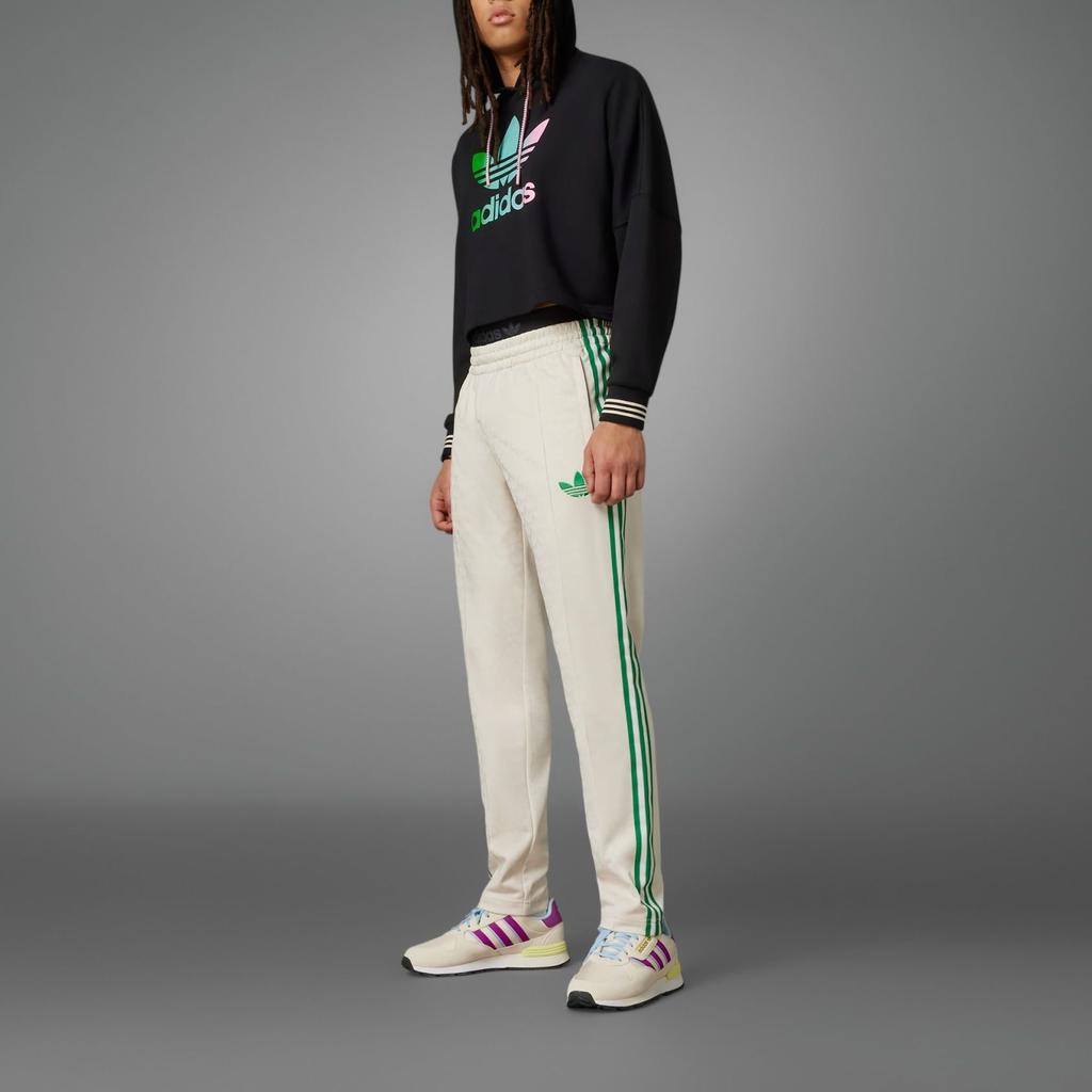 Adidas Originals Trefoil SS23 Повседневные спортивные штаны в полоску с логотипом Мужские брюки цвета слоновой кости IP6984
