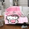 1 шт. Плед Hello Kitty с именем Легкий фланелевый плед для дивана, кровати, путешествий, кемпинга, гостиной, офиса, дивана, кресла