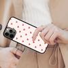 Милый Магнитный Чехол Для Телефона С Рисунком Сердечки Для APPLE iPhone 16 14 13 12 11 Pro Max 15 Plus Беспроводная Зарядка С Чехлом MagSafe