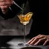 1/2 шт., японский стиль, стакан для мартини с перевернутым горлом, креативные коктейльные бокалы, чашки, высокие башенные чашки, простые стаканы для мартини