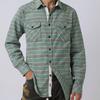 New Men's Plaid Flannel Shirt Spring Autumn Male Regular Fit Casual Long-Sleeved Shirts For Male MG11301