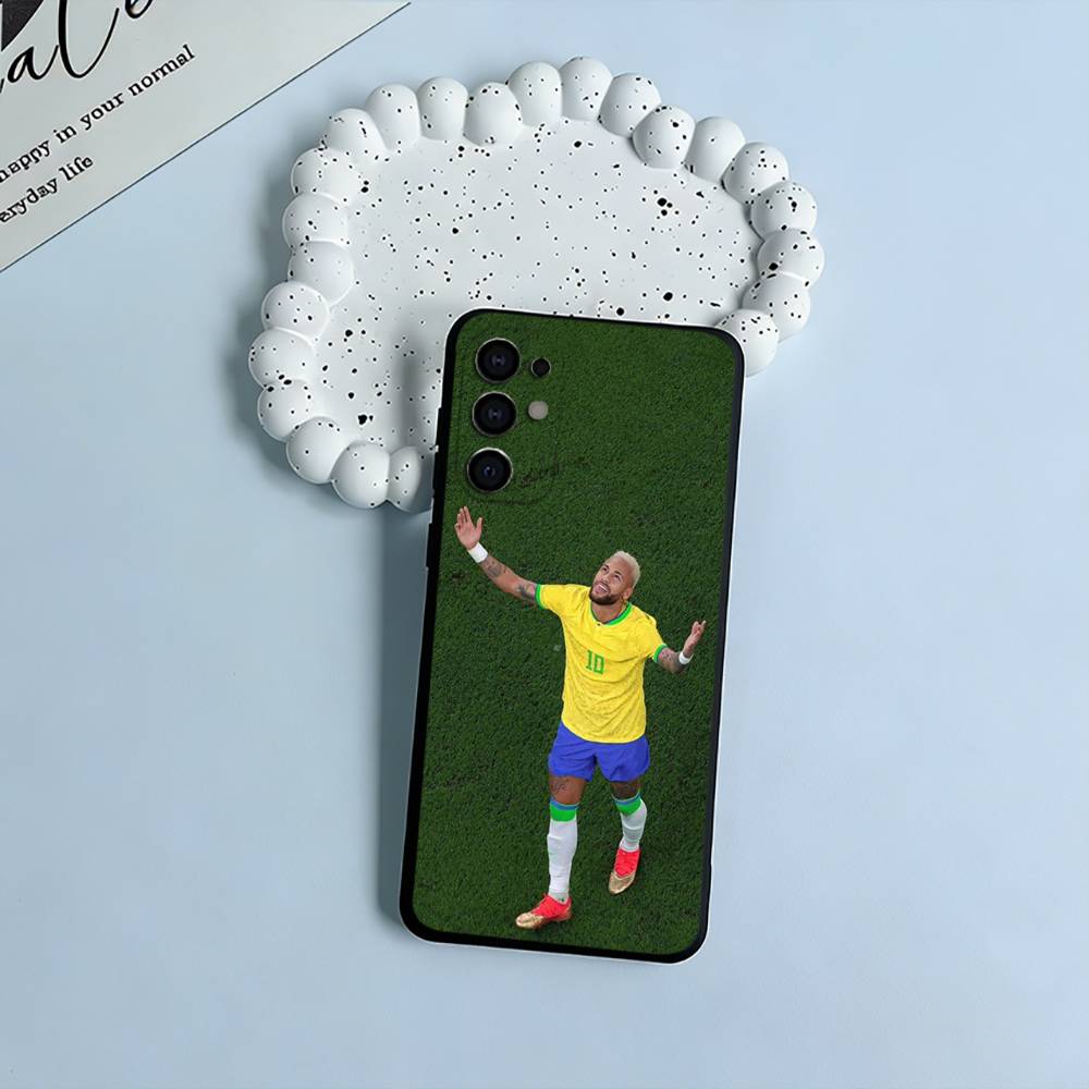 Черный мягкий силиконовый чехол для телефона N-10-Neymar для Samsung S25, S24, S21, S22, S23, S30, Ultra, S20, Plus, FE, Lite