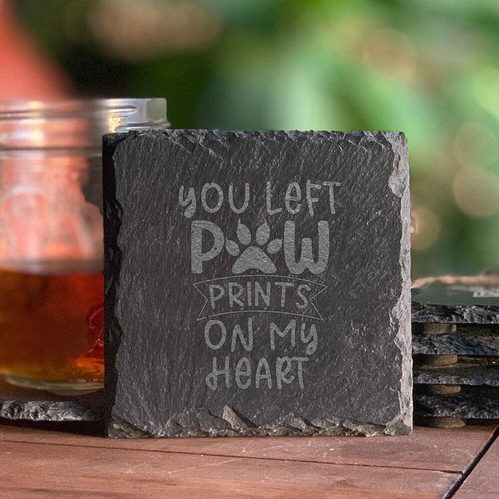 Forever In Our Hearts Pet Memorial Stone Engrave Pet Sayings Stone for Cat and Dog Loss Gifts Dogs Dog Grave Marker Plaque