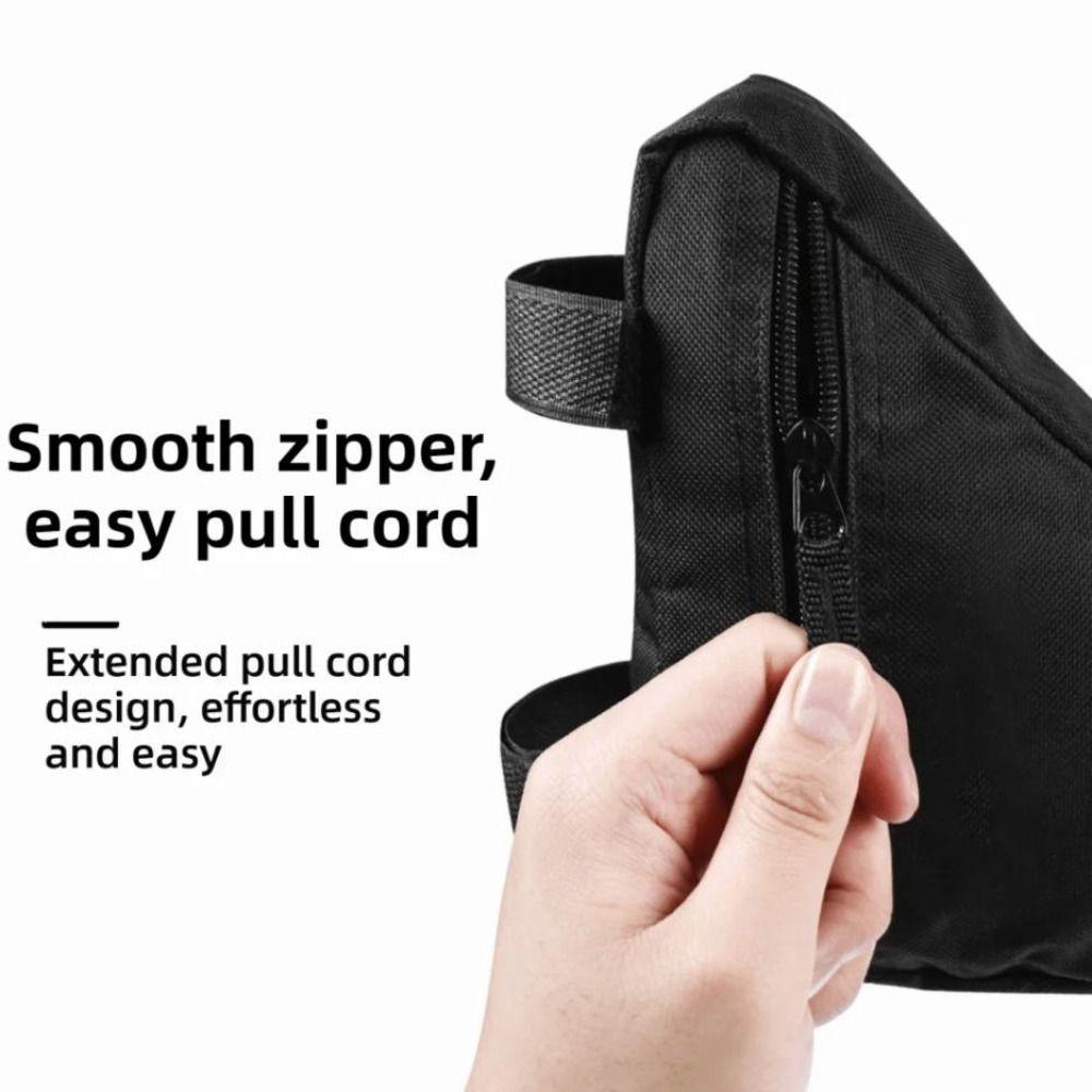Polyester Bike Beam Hanging Bag Storage Saddle Frame Pouch Cycling Outdoor Sports