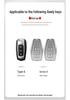 Чехол для ключа автомобиля Geely для Emgrand GS, Boyue, X3, Vision X6, King Kong X1, Borui с кожаной пряжкой.