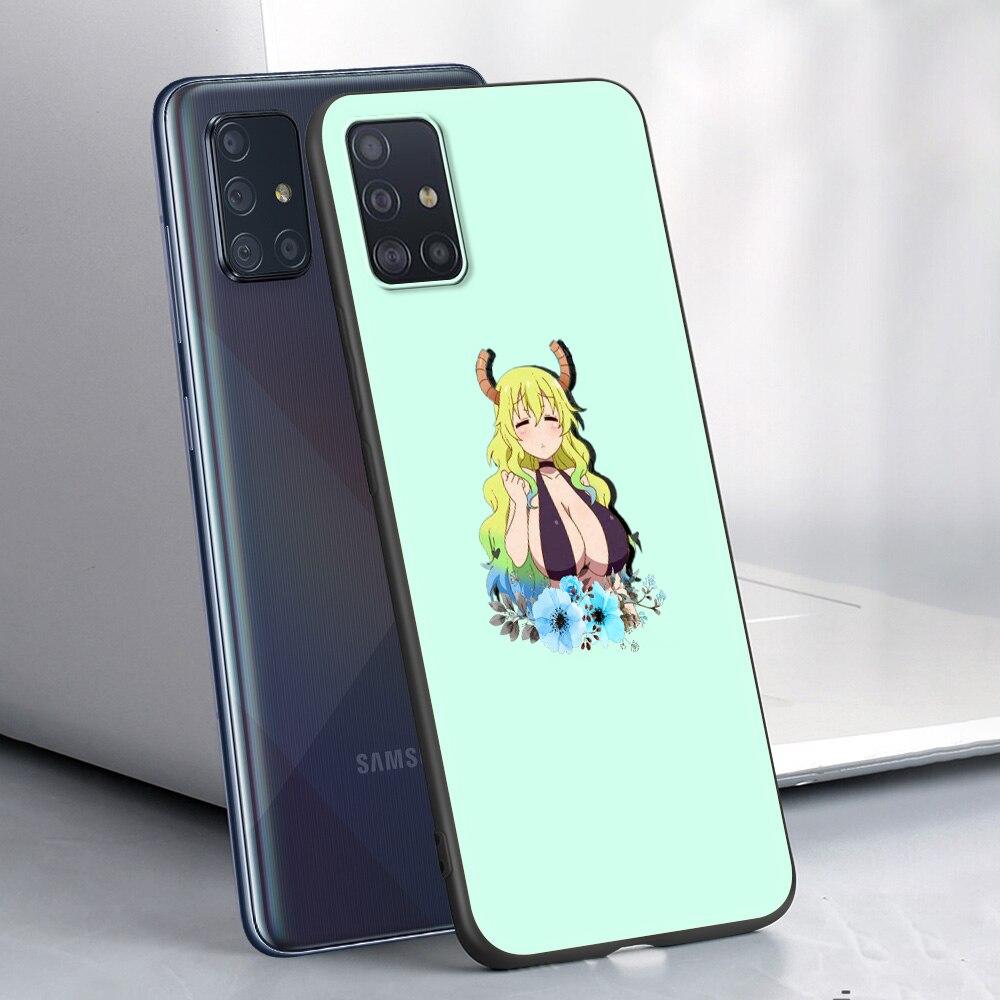 Чехол для телефона Miss Kobayashis Dragon Maid с аниме для Samsung Galaxy A51 A71 A21S A12 A11 A31 A52 A41 A32 5G A72 A02S, силиконовый чехол