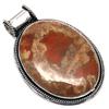 Pendant Bird Eye Jasper Gemstone Handmade Gift For Her Silver Jewelry 2"