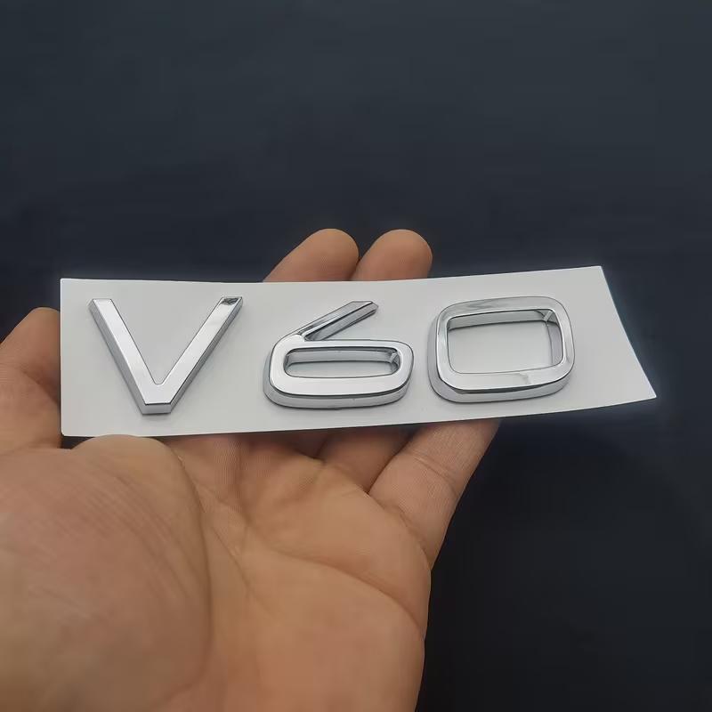 1 шт. 3D ABS Задняя крышка багажника Буквы Логотип Эмблема Значок Наклейки V40 V50 V60 V70 V90 Аксессуары