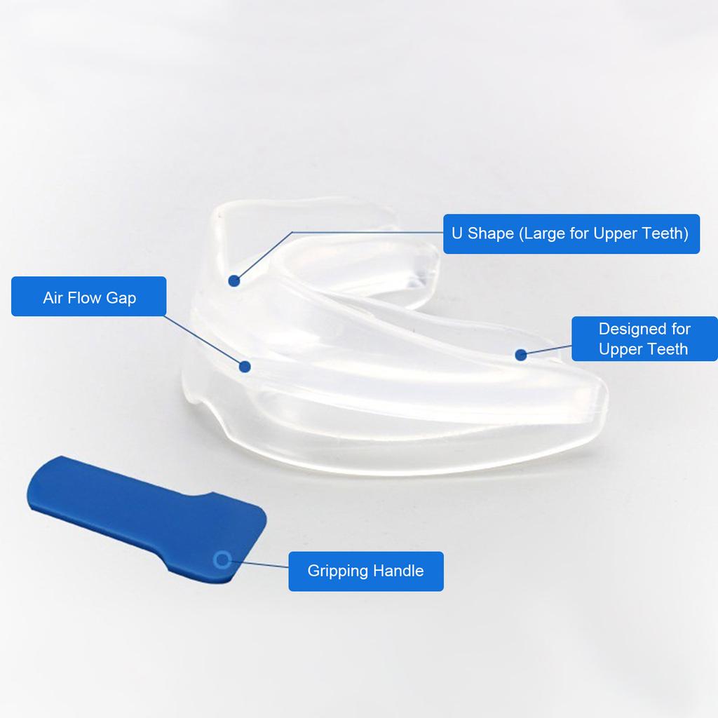 Silicone Anti Snoring Brace Mouth Guard   Teeth Grinding Teeth Guard Night Guard Comfortable Sleep Aid for Men & Women No More Snoring All