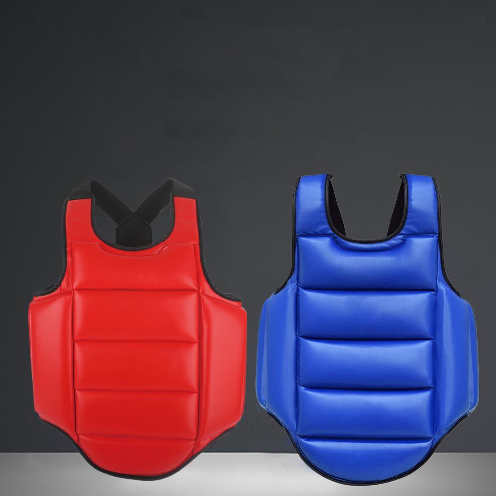 Мягкая тренировочная форма для тхэквондо Мишень Пенопластовая Красная/Синяя/Черная/Серая Униформа для каратэ Защита груди Пояс Жилет Боксерское снаряжение Унисекс