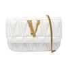 [Pre-Owned] Virtus Naplak Classic Logo Gold Chain Shoulder Strap Magnetic Closure Detachable Shoulder Strap Lambskin Clutch Cross - Very Good #1D560XV