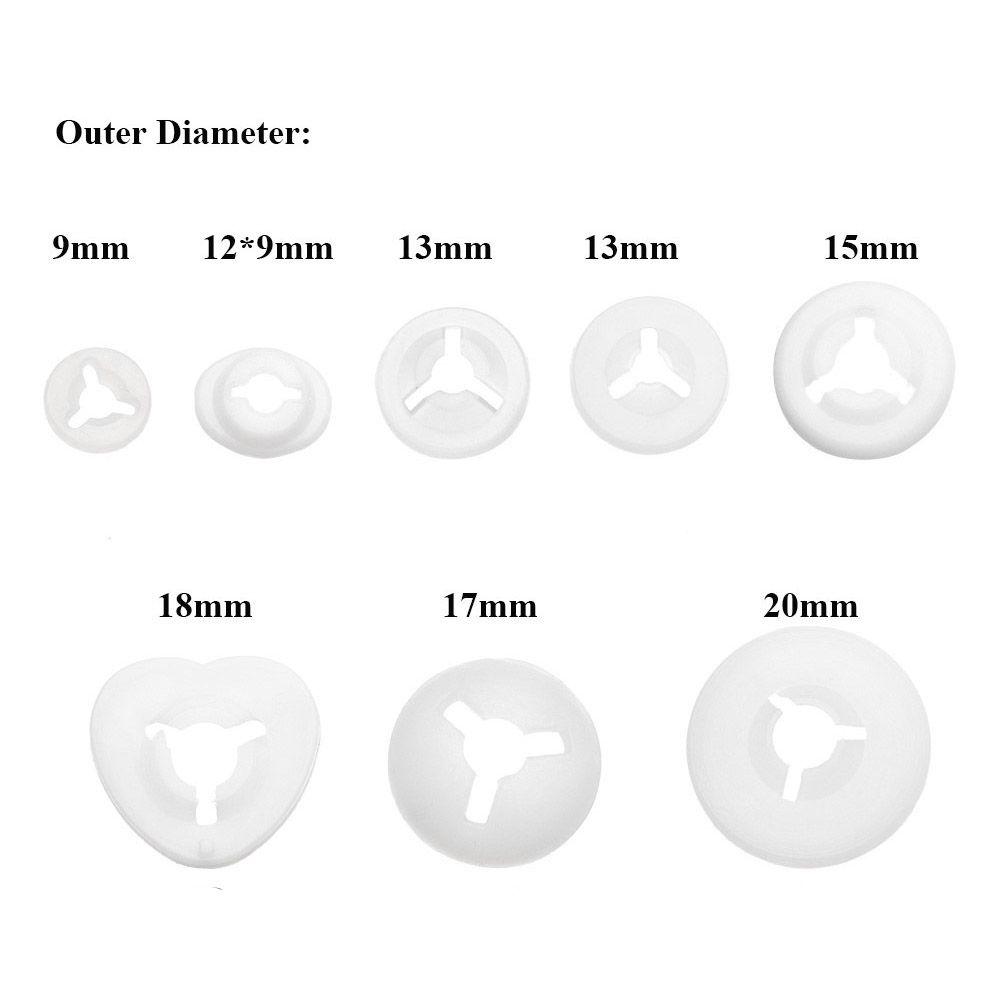 Kids Toys DIY Craft Doll Nose Washers Round Gaskets Washers Doll Animal Toys Plastic Safety Eyes