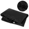 210D Black Cart Cover Waterproof Rainproof Dustproof Cover for Golf Cart Home Supplies