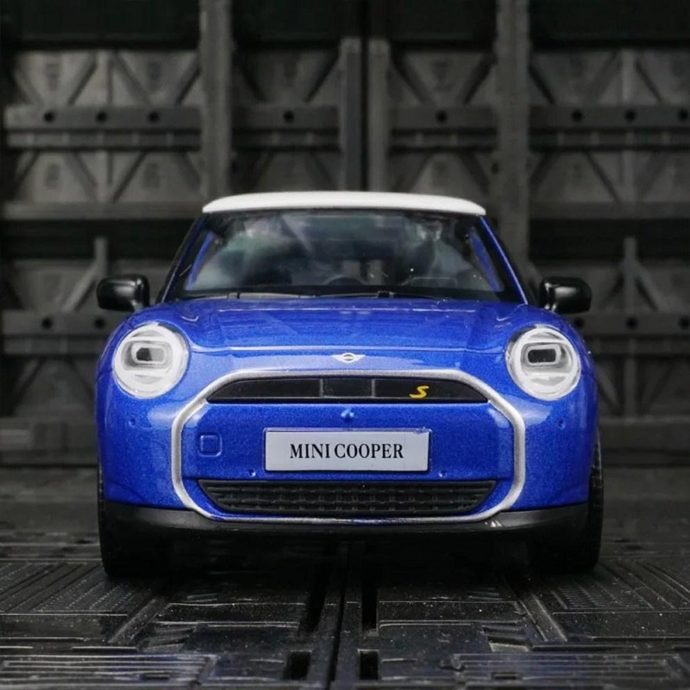 Моя машина 1:28 Металлических Миниатюрных Моделей Автомобилей Mini Cooper, Фигурка-Украшение, Синий