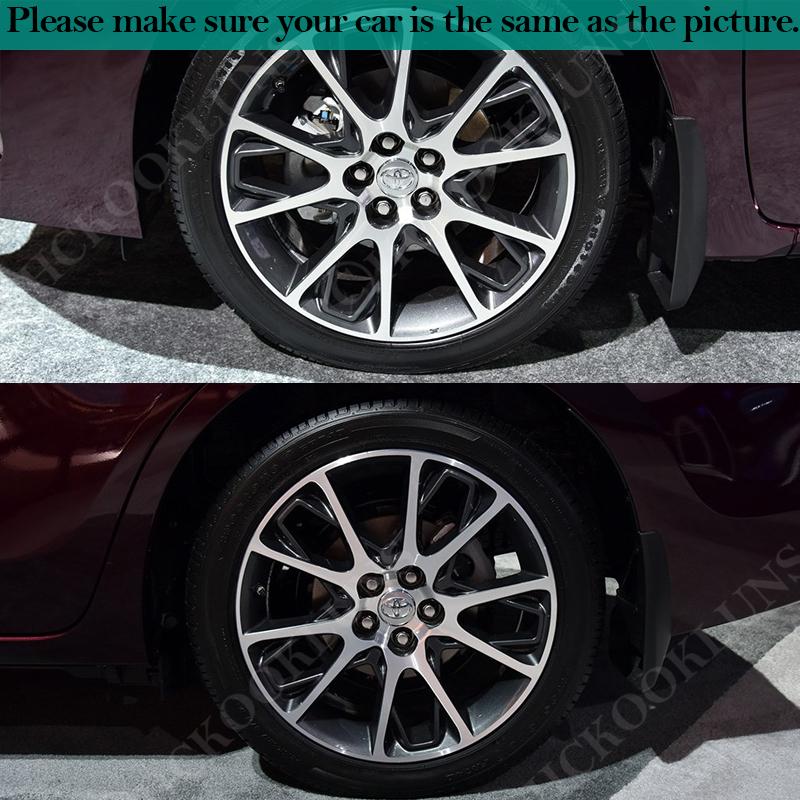 4 шт. брызговики для Toyota Corolla Altis E170 2014 ~ 2017, брызговики на крыло, брызговик, брызговик, авто стильный передний