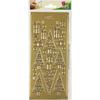 Sticker - PEEL OFF'S ARABESQUE FIR TREES GOLD - Main Color: White - Color: Or - Mixed