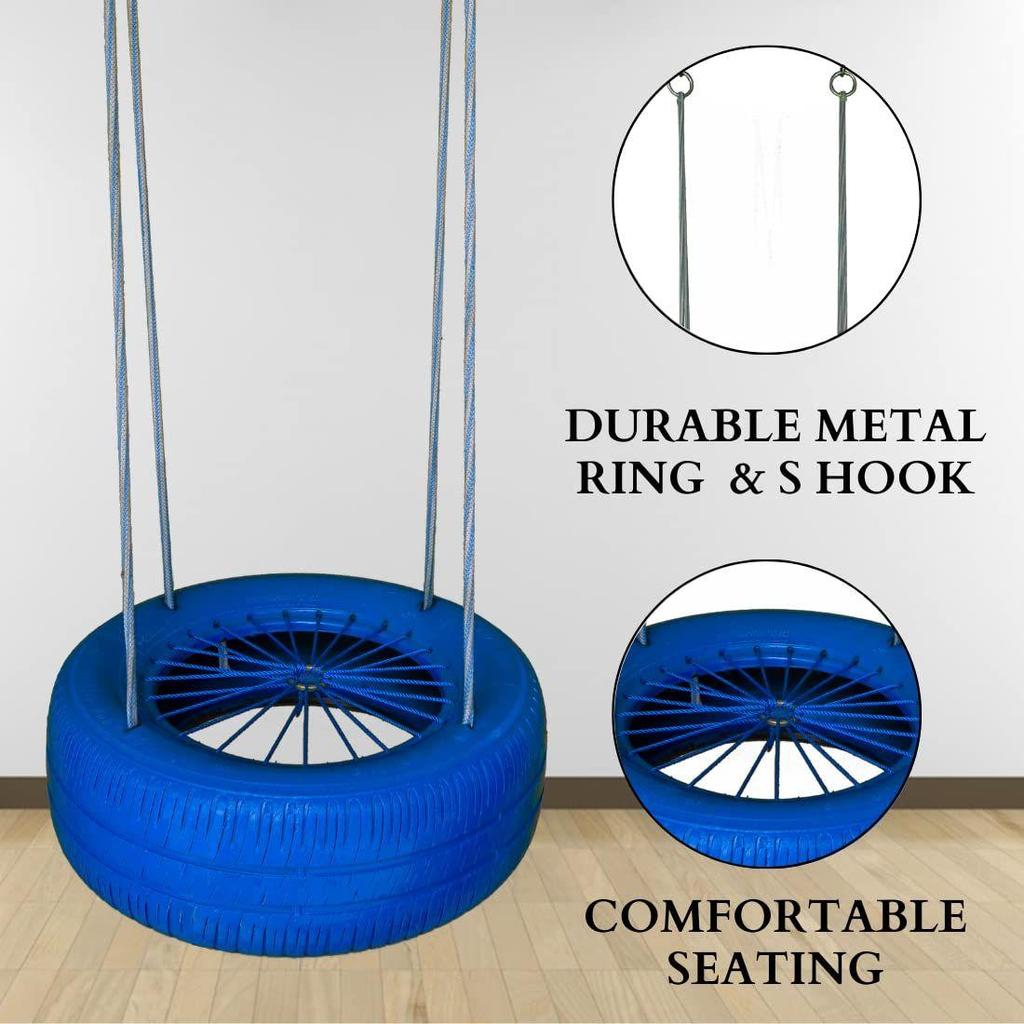 Tyre Swing for Adults and Kids/Tyre Swing for Garden/Tree Swing for Adults Outdoor/Uunjal for Home Adults
