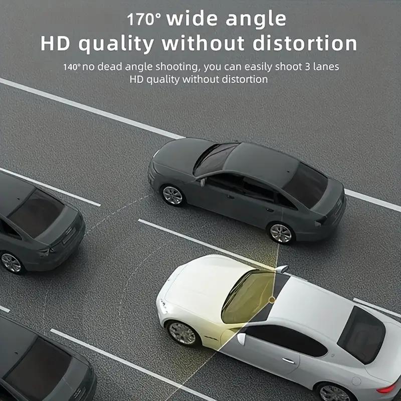 1080P Full HD Car DVR Dash Cam 1080P Video Recorder Center Console 170 Angle Night Vision Car Recorders Cycle Recording Dash Camera Video