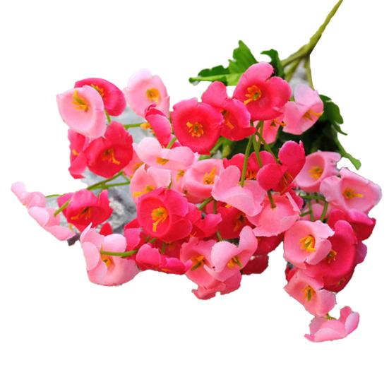 Искусственный шелковый колокольчик, цветок, букет листьев, домашний декор для свадебной вечеринки