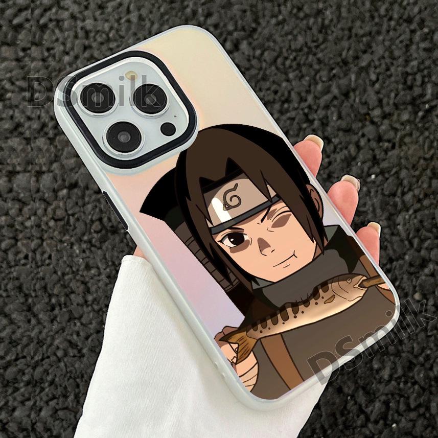 Чехол Itachi Naruto для iPhone 15 Pro 14/13 Aurora White 12 Apple 11XsMax XR.