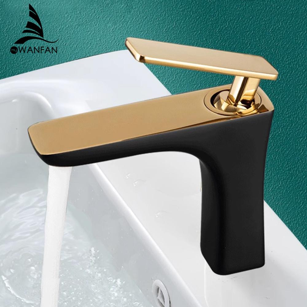 Basin Faucets Retro Industrial Style Matte Black Brass Crane Bathroom Faucets Hot and Cold Water Mixer Tap Torneira 855973