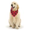 Plaid Triangle Towel Pet Scarf Soft Comfortable To Wear Fine Workmanship Water